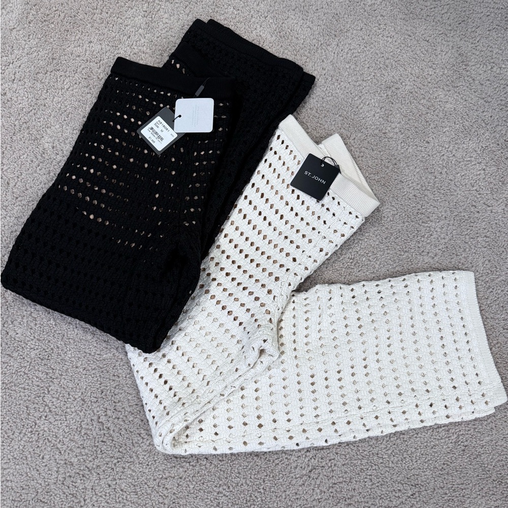 St. John white Knit Garment